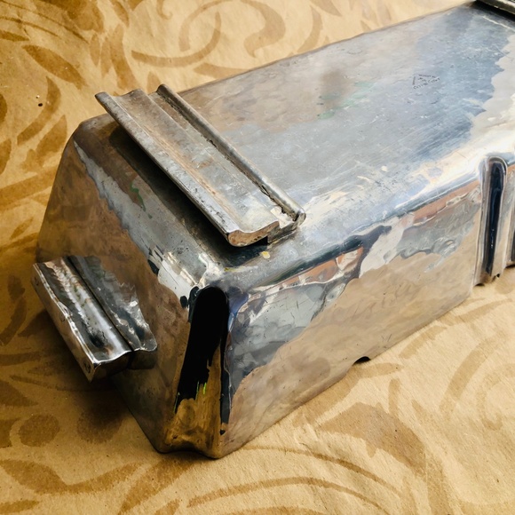 Extremely Rare Cellini Craft Handwrought Tiled Double Server